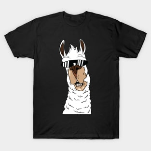 llama funny face T-Shirt